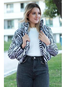 Geaca Dama PrintAsha Zebra II